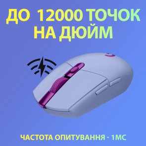 Миша Logitech G305 Lightspeed Lilac (910-006022)