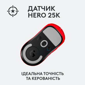 Миша Logitech G Pro X Superlight Red (910-006784)