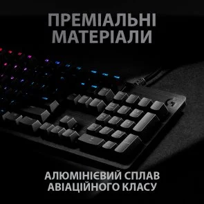 Фото: Клавіатура Logitech G512 Carbon Lightsync RGB Mechanical US GX Blue Black (920-008946) № 9 | KTC