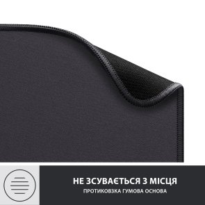  Килимок Logitech Mouse Pad Studio Series 200x230x2mm Graphite (956-000049)