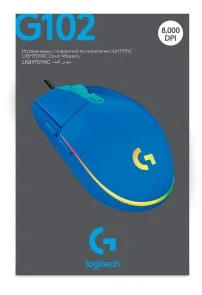 Фото: Миша Logitech G102 Lightsync Blue (910-005801) № 11 | KTC