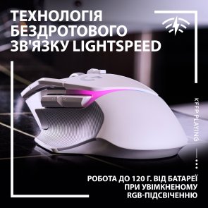 Миша Logitech G502 X Plus White (910-006171)