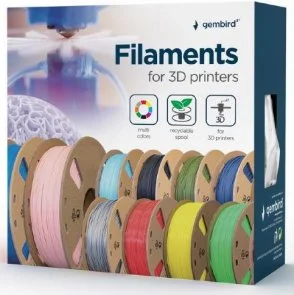 Фото: Пластик (філамент) для 3D друку Gembird 3D PLA 1kg/1.75mm Filament Red (3DP-PLA1.75-01-R) № 2 | KTC