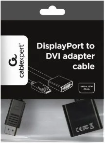 Фото: Перехідник Cablexpert DP / VGA Black (A-DPM-VGAF-02) № 2 | KTC