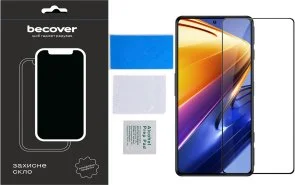 Фото: Захисне скло BeCover for Tecno Spark 20 KJ5n - Black (710626) № 5 | KTC