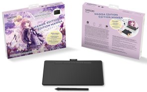 Графічний планшет Wacom Intuos S Bluetooth Black Manga (CTL-4100WLK-M)