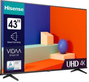 Телевізор DLED Hisense 43A6K (Smart TV, Wi-Fi, 3840x2160)