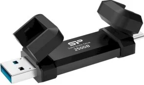 Фото: Зовнішній SSD-накопичувач Silicon Power DS72 250GB Black (SP250GBUC3S72VPK) № 3 | KTC