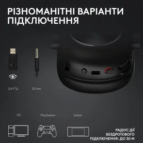 Фото: Гарнітура Logitech Pro X 2 Lightspeed Pink (981-001275) № 5 | KTC