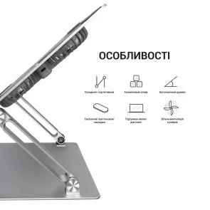 Фото: Підставка для ноутбука OfficePro LS121G Gray № 10 | KTC