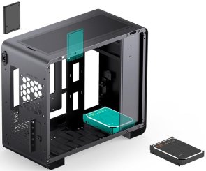 Корпус Jonsbo U4 Mini Mesh Black with mesh seat panel (U4 Mini MESH Black)
