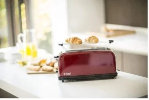 Фото: Тостер Russell Hobbs Colours Plus Flame Red (21391-56) № 8 | KTC
