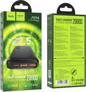 Фото: Батарея універсальна Hoco J101A 20000mAh 22.5W Black (J101A Black) № 4 | KTC