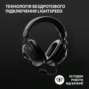 Фото: Гарнітура Logitech Pro X 2 Lightspeed Black (981-001263) № 3 | KTC
