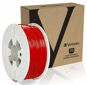 Фото: Пластик (філамент) для 3D друку Verbatim 3D PET-G Filament 2.85mm/1kg Red (55061) № 2 | KTC