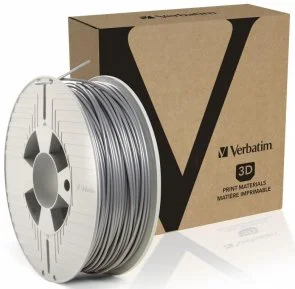 Фото: Пластик (філамент) для 3D друку Verbatim 3D PLA Filament 2.85mm/1kg Silver/Metal (55329) № 2 | KTC