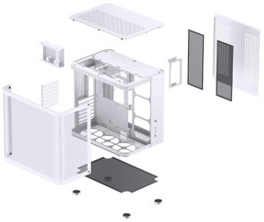 Корпус Jonsbo TK-2 White with window