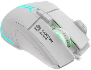Фото: Миша Canyon Fortnax GM-636 USB White (CND-SGM636W) № 4 | KTC