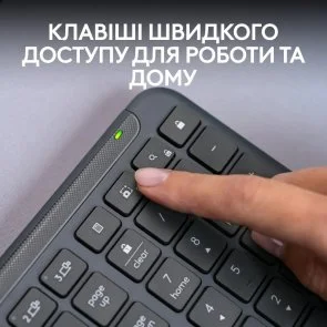 Фото: Клавіатура Logitech Signature Slim K950 Wireless Graphite (920-012465) № 7 | KTC