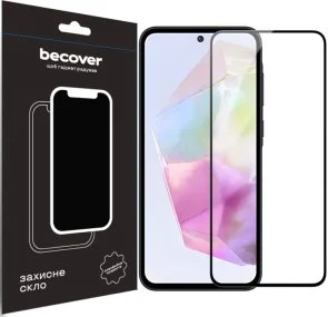Фото: Захисне скло BeCover for Samsung A35 5G SM-A356 - Black (711071) № 2 | KTC