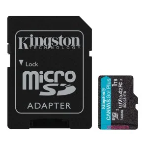 Фото: FLASH пам'ять Kingston Canvas Go Plus Micro SDXC 1TB with adapter (SDCG3/1TB) № 2 | KTC