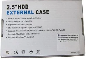 Фото: Кишеня зовнішня Dynamode DM-CAD-25318 Black № 8 | KTC