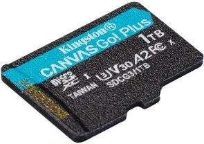 Фото: FLASH пам'ять Kingston Canvas Go Plus A2 Micro SDXC 1TB (SDCG3/1TBSP) № 2 | KTC