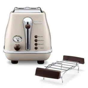 Фото: Тостер DeLonghi CTOV2103.BG Icona Vintage № 3 | KTC
