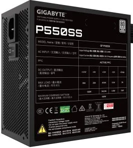 Фото: Блок живлення Gigabyte 550W P550SS (GP-P550SS) № 4 | KTC