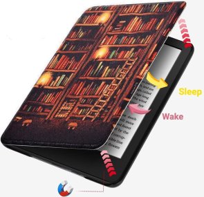 for Pocketbook 629 Verse/634 Verse Pro - Smart Case Library  