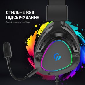 Гарнітура GamePro HS783 RGB Black