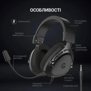 Гарнітура GamePro HS766 Black