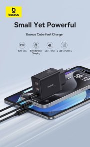 Compact Quick Charger 30W Black