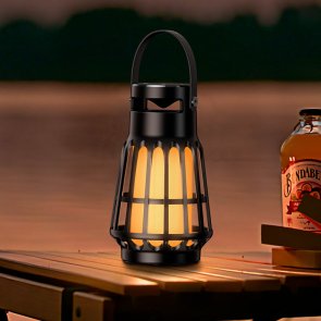 Портативна колонка Hoco BS61 Wild fun outdoor camping light Black