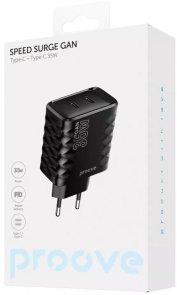 Зарядний пристрій Proove Speed Surge Gan 35W Black (WCSS30020001)