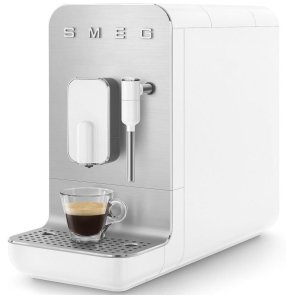 Кавомашина Smeg Coffee Machine With Steam Wand White (BCC12WHMEU)