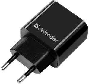 Фото: Зарядний пристрій Defender UPC-21 Black with AM/MicroUSB (83581) № 3 | KTC