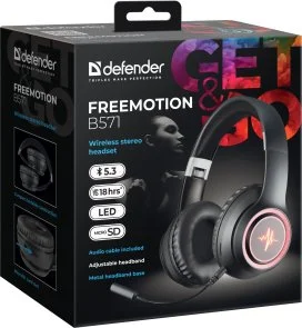 Фото: Гарнітура Defender FreeMotion B571 Black (63572) № 9 | KTC