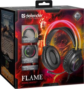 Гарнітура накладна Defender Flame RGB