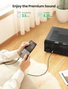 Фото: Кабель UGREEN AV127 Jack 3.5mm / Jack 6.35mm 2m Gray (UGR-10628) № 3 | KTC