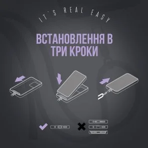 Фото: Ремінець для смартфону ArmorStandart Rope Black Lavander with Dark holder (ARM67197) № 6 | KTC
