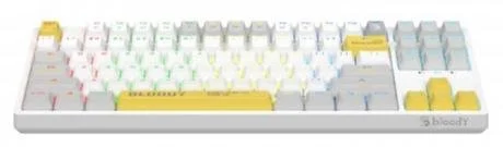 Фото: Клавіатура Bloody S87 BLMS Red Plus Switch Energy White (S87 Energy White) № 4 | KTC