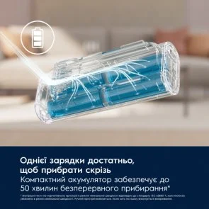 Фото: Ручний бездротовий пилосос Electrolux 700 Cordless Cleaner (EP71AB14UG) № 12 | KTC