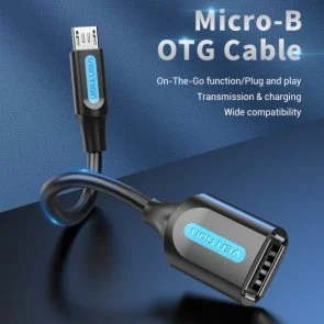 Фото: Дата кабель Vention Micro USB / AF Black (CCUBB) № 4 | KTC