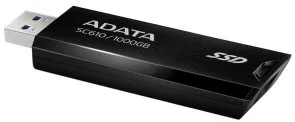 Фото: Зовнішній SSD-накопичувач A-Data SC610 1TB Black (SC610-1000G-CBK/RD) № 4 | KTC