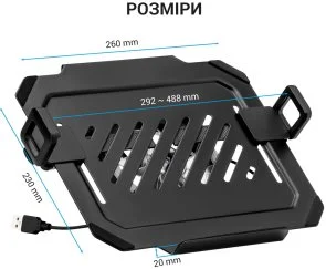 Фото: Підставка для ноутбука OfficePro LH474B Black № 6 | KTC