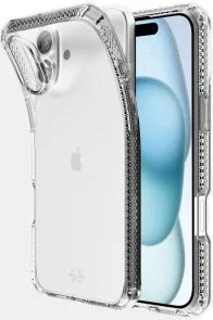 Фото: Чохол iTSkins for iPhone 16 - SPECTRUM R CLEAR Transparent (AP6N-SPECM-TRSP) № 4 | KTC