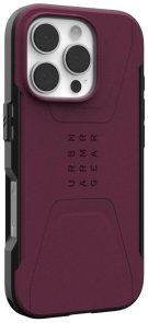 Чохол UAG for Apple iPhone 16 Pro - Civilian Magsafe Bordeaux (114444119049)