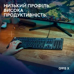 Фото: Клавіатура Logitech G915 X Tactile Black (920-012942) № 3 | KTC