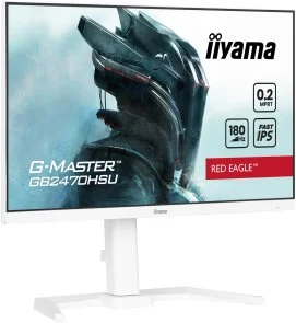 Фото: Монітор iiyama G-Master GB2470HSU-W6 White - 23.8" IPS / 1920×1080 / 180 Гц / Pivot / HAS № 3 | KTC